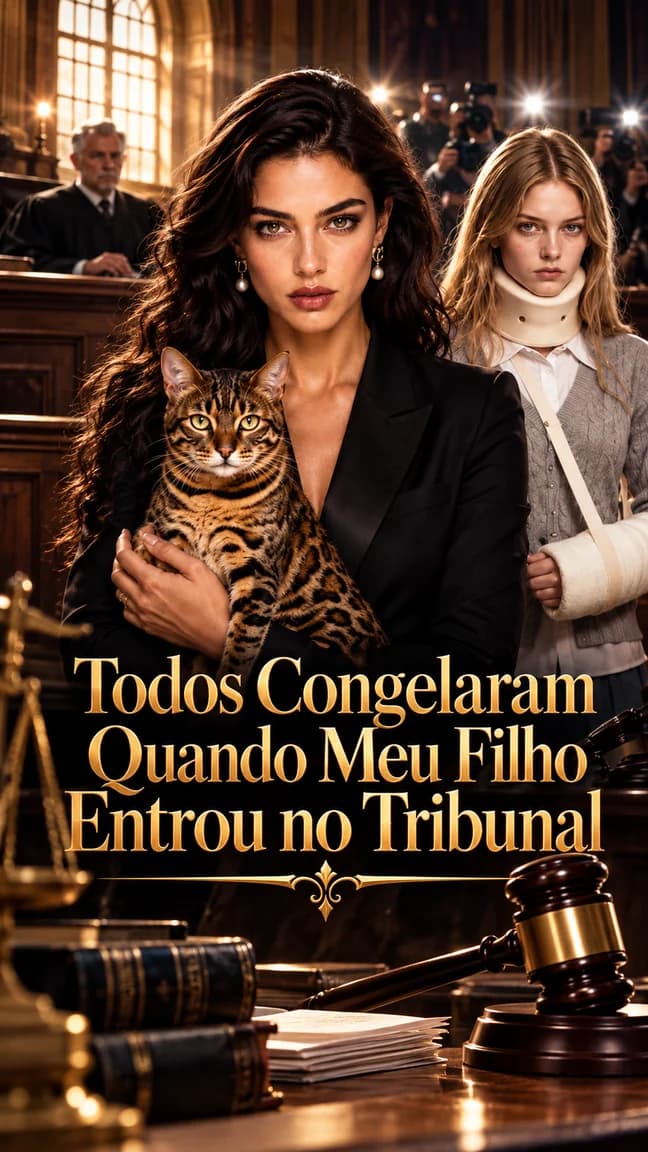Todos Congelaram Quando Meu Filho Entrou no Tribunal